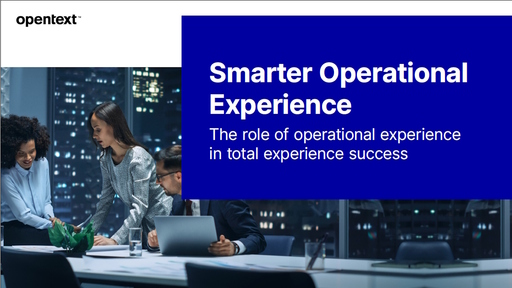 Portada WP Opentext Smarter Operational Experience